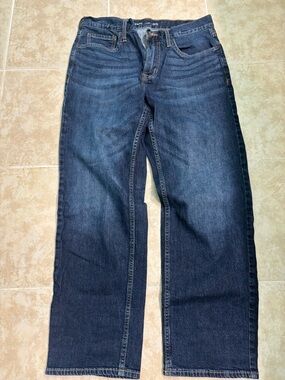 Old Navy Men's Indigo Loose Built in Flex Jeans